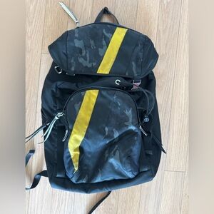 Prada backpack.